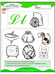 L Sesi Çalışma Sayfaları